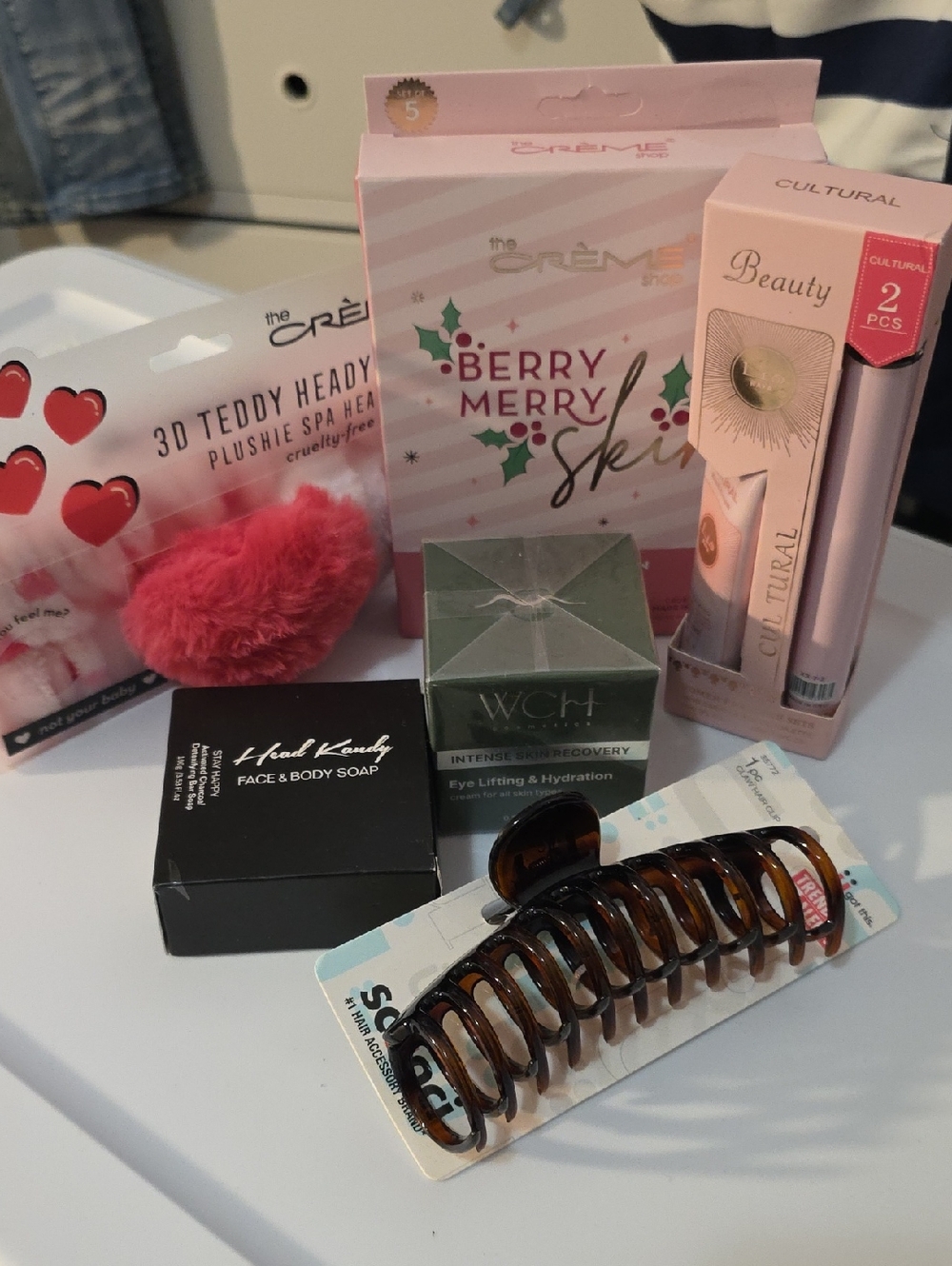 Beauty Gift Set Bundle with Pink & Brown Accents